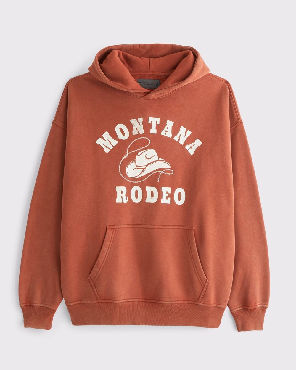 Abercrombie & Fitch Montana Rodeo Graphic Popover Hoodie – Men's Large NWT